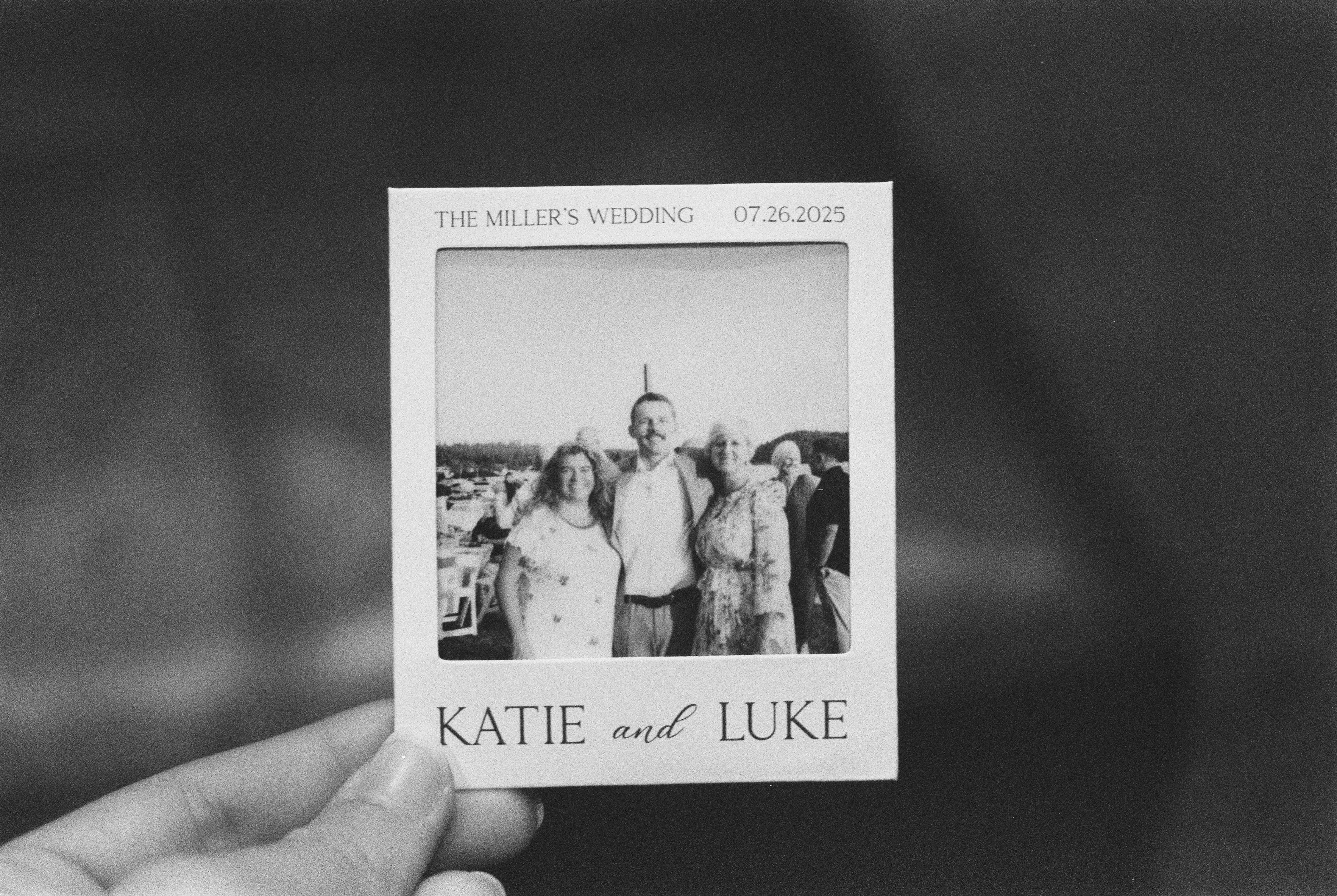 Polaroid Wedding Favours